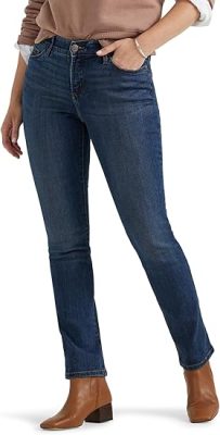 Lee Womens Ultra Lux Comfort with Flex Motion Straight Leg Jean