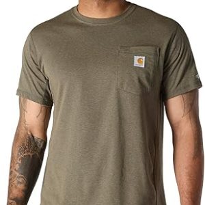 Carhartt Men's Force Relaxed Fit Midweight Short-Sleeve Pocket T-Shirt